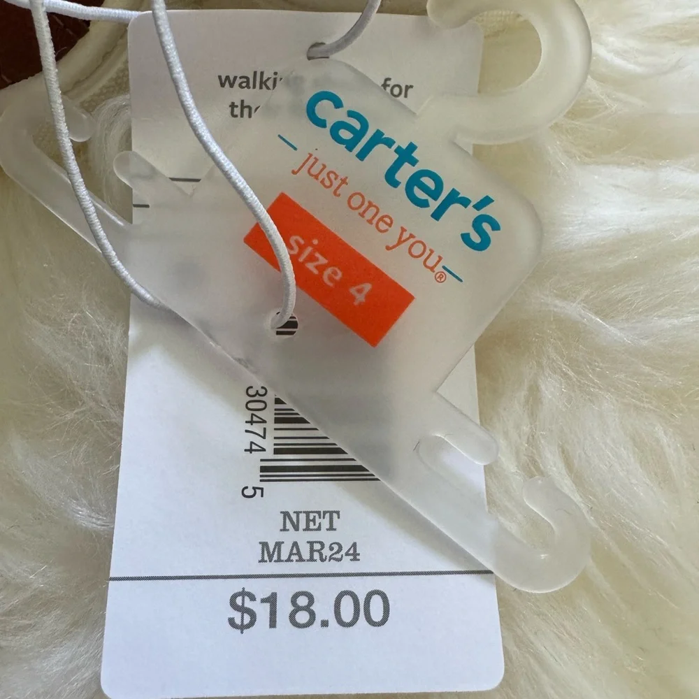 Carter's Brown Baby Shoes with Bow